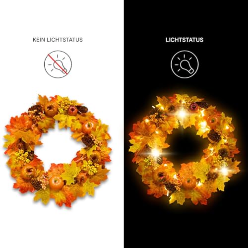 Couronne d'automne pour porte d'entrée : la solution idéale pour votre décoration extérieure - 6