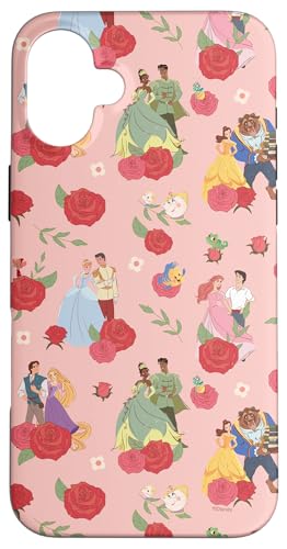 Disney Princess Valentine’s Day Happy Couples and Friends Case for iPhone 16 Plus