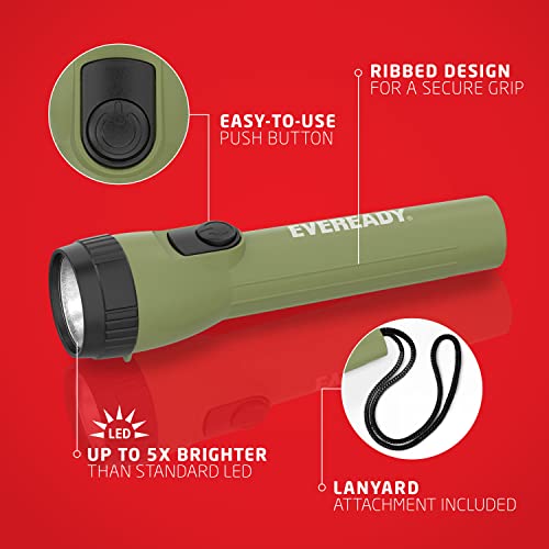 Eveready LED Flashlight (8-Pack) Bright Reliable Flashlights for General Purpose, Great for Camping, Car, Emergency Storm Power Outage Handheld Flashlight (Batteries Included) by EVEREADY - Image 2