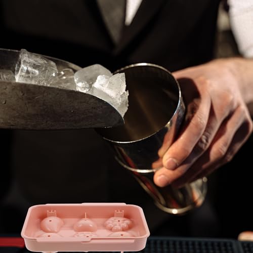 Molde de silicona para cubitos de hielo fruta 6 cavidades miniatura 4