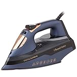 Russell Hobbs Digital Supreme Iron, RHC570, Steam Iron with 350ml Water Tank, Colour Control Technology, Navy and Champagne