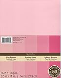 Recollections Cardstock Paper, 8 1/2 X 11 Pink Buttons - 50 Sheets
