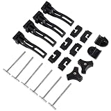 Universal Truck Tonneau Cover Replacement and Accessories Part Kit for Hard Truck Bed Cover Include