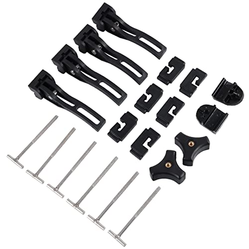Universal Truck Tonneau Cover Replacement And Accessories Part Kit For Hard Truck Bed Cover Include Nut, T-Bolt And Tonneau Cover Clamp #TOP6