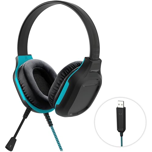 Casque filaire avec microphone cordon anti-mastication Gumdrop DropTech USB-A
