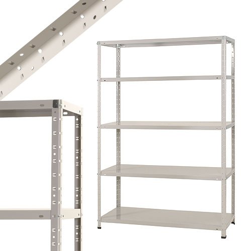 Amazon｜スチールラックのキタジマ KT-2 幅120×奥行45×高さ180cm 5段