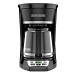 BLACK+DECKER 12-Cup* Programmable Coffeemaker, Black, CM1070B-3 BLACKDECKER 12 Cup Programmable Coffeemaker Black CM1070B 3