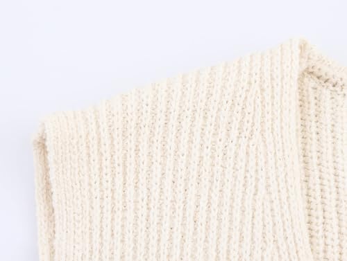 2025 Summer French Lazy Knitted Single Breasted Vest Tank Tops Minimalist Beige Elegant Knit Sweater Women4