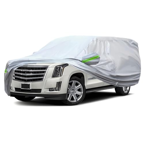 Image of GXARTS 5-Layer 256 inch*79 inch*79 inch Full Truck Cover Waterproof All-Weather Pickup Truck Cover Rain Snow UV Dust Protection Heavy Duty Full Exterior Protection Universal
