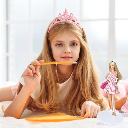 Anseom 25 Stücke Puppenständer, Verstellbar Puppenständer, Plastikpuppenständer Klar Puppen Display Halter Kunststoff Puppenständerhalter Actionfiguren Puppenzubehör für 9-11 Zoll Barbie-Puppen