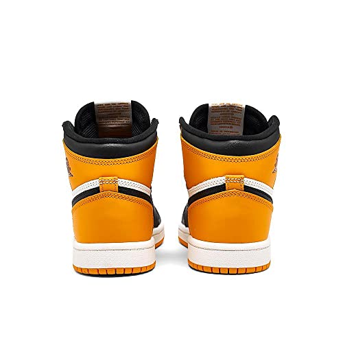 Nike Jordan Preschool Air 1 AQ2664 711 Yellow Toe - Size 13.5C Black/Taxi/White4