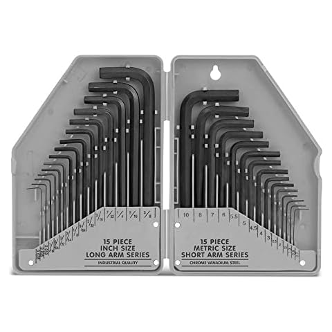 30Pcs Metric and Imperial Allen Key Set Cover