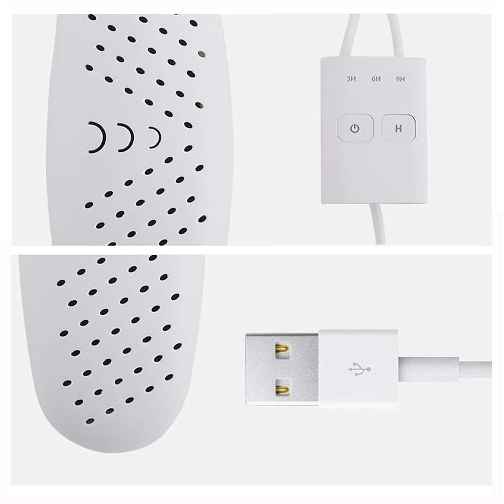 Scaldascarpe USB Deodorante Temporizzato Asciugatrice per Scarpe ad Asciugatura Rapida per Uso Domestico Asciugatrice per Scarpe Scarpa da Forno, Adatto per Scarpe e Guanti Scarpe in Pelle,