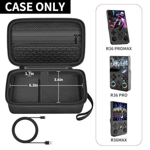 Image of PAIYULE Travel Case for R36Max /R36Ultra Retro Handheld Game Console Android