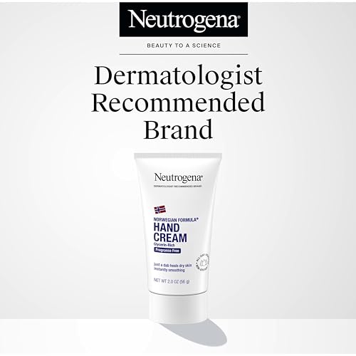 Image of Neutrogena Norwegian Formula Moisturizing Hand Cream for Dry, Rough Hands, Fragrance-Free Glycerin Hand Lotion for Softer Skin, Concentrated Intensive Hand Cream, 2 oz