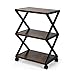 Supporto per Stampante Scaffale for stampante mobile Stampante Stampante a 3 ripiani di archiviazione a 3 livelli Carrello con caffè Funzionale Organizzatore