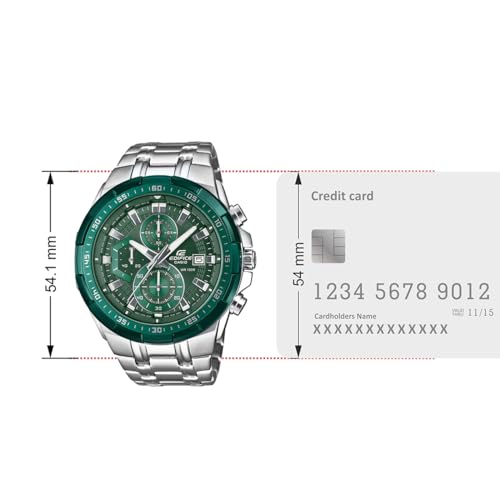 Image of Casio Edifice EFR-539DE-3AVUDF Analog Green Dial Men (ED675)