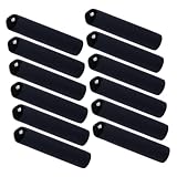 Abaodam 12個 酒塞帽 キッチン用安定ラバー製ボトル注ぎ口カバー 密封防塵 保管便利 オイル ビネガー シロップ容器対応