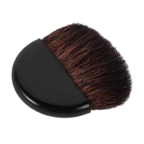 MERRYHAPY Brocha Pequeña para Rubor y Contorno 1 Unidad Tamaño 5 Cm Cepillo Plano de Nailon Suave para Maquillaje de Viaje y Retoques Portátiles
