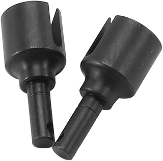 2Pcs Steel Diff Outdrive Differential Output Cup for 1/8 ARRMA KRATON Typhon Talion SENTON Outcast Notorious UpgradesParts,Replace#AR310439(Black)