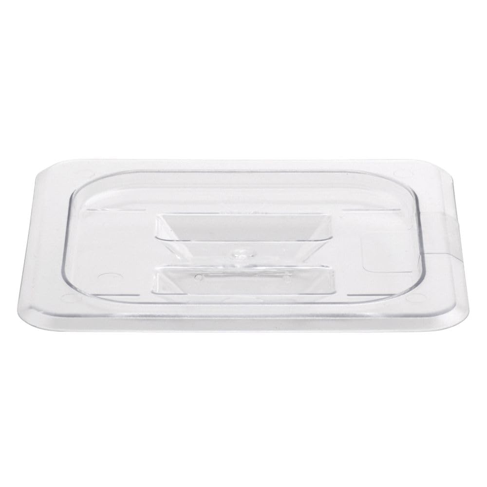 Full-Size Clear Polycarbonate Solid Food Pan Cover w/Handle - 20 7/8"L x 12 4/5"W by HUBERT – Polycarbonate, Clear, Model 107005