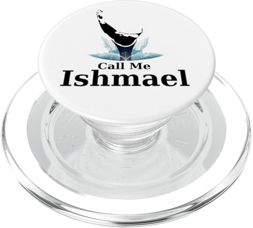 Call Me Ishmael - Moby Dick Nantucket Whale Tale Mapa PopSockets PopGrip para MagSafe
