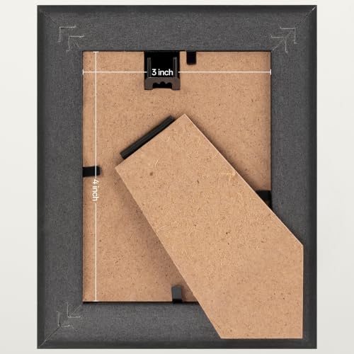 Image of eletecpro 3x4 Picture Frames Set of 2, Rustic Gold Frames with Glass Cover, Ornate Vintage Photo Frame Displays 3x4 Photo for Tabletop, Bronze Gold