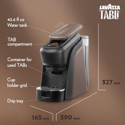Lavazza Tablì Espresso Machine (Black), Milk Frother, and 60-count Tabs - image 6