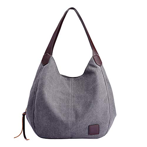 WAWJ Store Sac Pour Femme Bandoulière à porter à l'épaule Gris (Gris)
