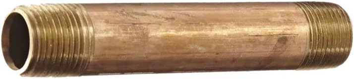 Thrifco 5320089 1-1/2 inch x 6 inch Brass Nipple