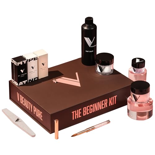 V Beauty Pure Acrylic Nail Kit (The Beginner Kit) - Includes Gel ...