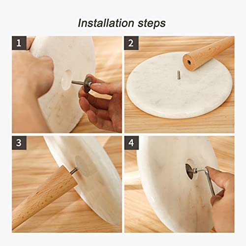 Soporte de papel para encimeras de cocina independiente y compatible con rollo jumbo 6
