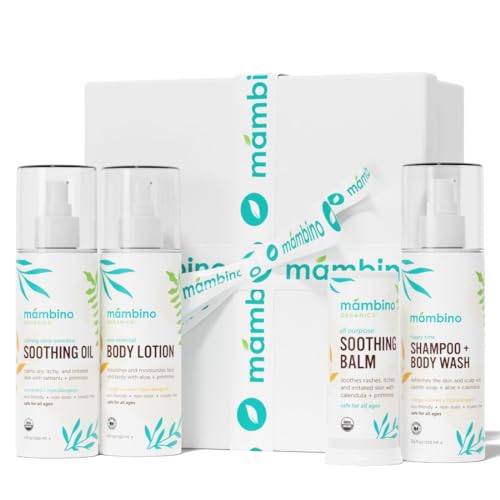 10 Best Baby Organic Gift Sets That New Parents Will Adore 6 Mambino Organics Baby Arrival Essential Care Gift Set