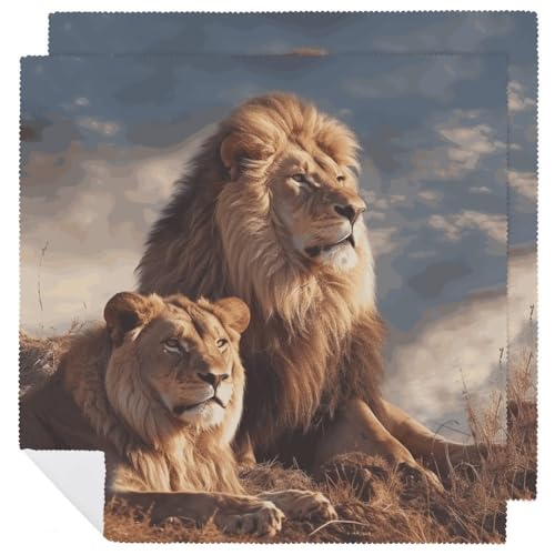 Servilletas de tela para cóctel Two Lions pack de 2 miniatura 1