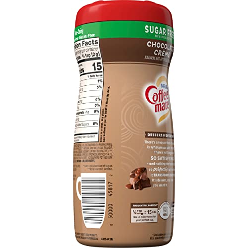 Coffee Mate 59573 Nestle Coffee Mate Chocolate Creme Sugar Free Powder Coffee Creamer thumb #12