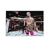 XIBANY Sean O'Malley Poster Fighter Martial Poster Wall Art Canvas Print, Room Aesthetic Home Decoration Painting (S635); Unframe; 12x18inch(30x45cm)