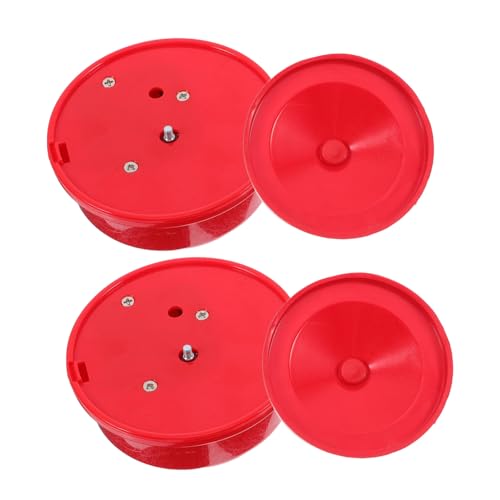 DIYEAH 2piezas Caja de Música de Tonos Base Giratoria Redonda de Bricolaje para Decoración Musical de Escritorio Mecanismo de Motor de Cuerda para Maquetas de Exhibición