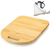 【Stable Très Stable】La planche compatible avec Thermomix TM6 possède trois cavités spécialement conçues sur le dessus, parfaitement adaptées à votre Thermomix. Sur la face inférieure se trouvent cinq pieds en caoutchouc antidérapants qui, en plus de fournir une stabilité supplémentaire, absorbent les vibrations, de sorte que la planche à glisser reste bien en place sur votre plan de travail.