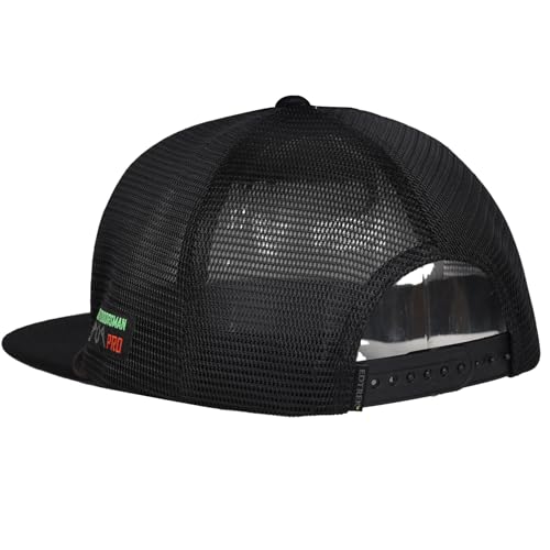 Image of EDTREK Outdoorsman Pro Trucker Breathable Mesh Performance Cap - Flat Brim Snapback Hat