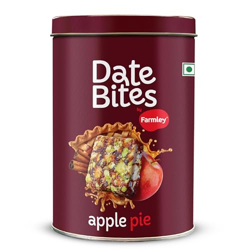Image of Classic Date Bites Farmley Tin Jar 200 g + Apple Pie Date Bite Farmley Tin Jar 200g