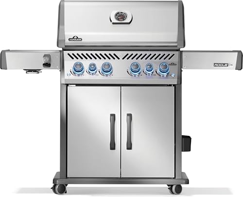 Image of Napoleon Rogue PRO-S 525 4-Burner Natural Gas Grill - Rear & Side Burner