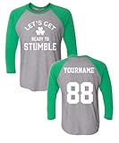 Tee Miracle Stumble Custom Jerseys St Patrick's Day T Shirts - Saint Pattys Baseball Raglans & Outfits