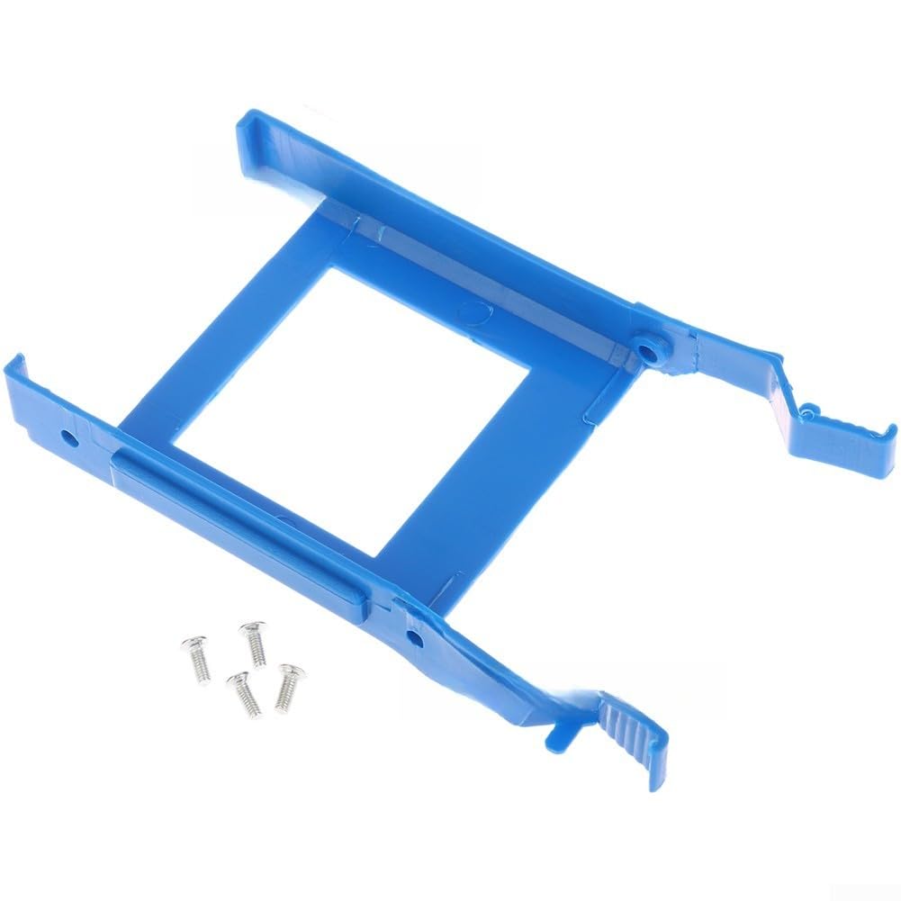 Staffa Ssd in plastica blu 2.5 compatibile con Dell per Optiplex 3070 5070 7070 per disco rigido Mt Kit di montaggio su rack Design per la configurazione sicura dell'archiviazione dei dati