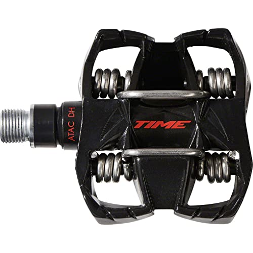 TIME DH 4 Clipless Bike Pedals | Downhill DH, Mountain MTB, Enduro | Black, Pair