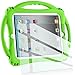 iPad 2 Case For Kids,TopEsct Shockproof Silicone Handle Stand Case Cover&(Tempered Glass Screen Protector) For Apple iPad 2,iPad 3,iPad 4 (Green)
