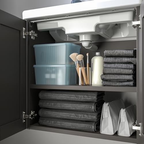 Boîte de rangement ProTuning RYKTA transparent gris-bleu 18x24