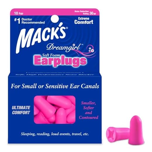 6. Protetor Auricular de espuma macia, 10 pares com estojo de viagem - Mack's