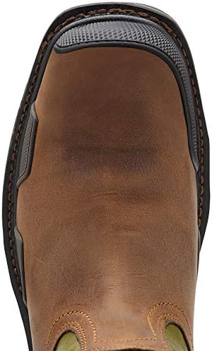 Ariat Mens OverDrive Wide Square Toe Composite Toe Work Boot Alamo Brown 11 | Image 2