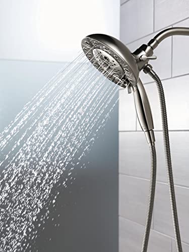 Image of Delta FAUCET 58480-KS-PR25-PK Universal Showering Components Combo, Lumicoat Black Stainless, 2.5 GPM Water Flow