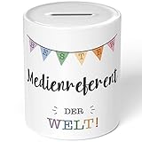 JUNIWORDS Spardose Sparbüchse, Bester Medienreferent der Welt (5710572)